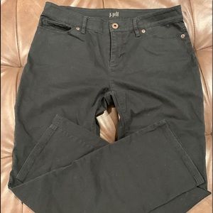 J. Jill authentic fit slim leg jeans size 4 black
